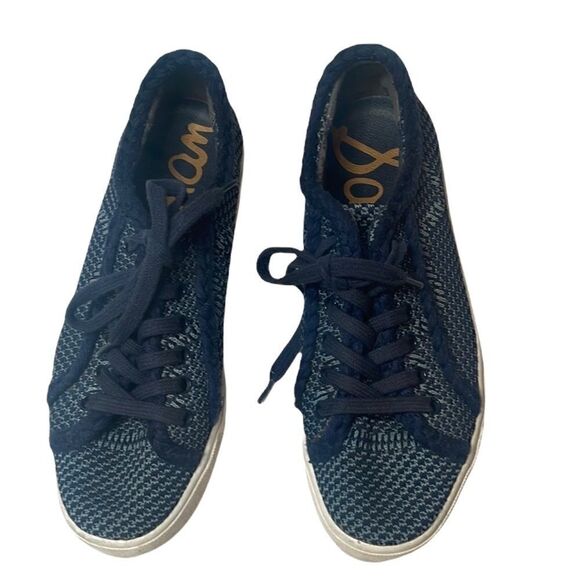 Sam Eldeman Navy Elena Sneakers. Size 7. - Picture 1 of 7
